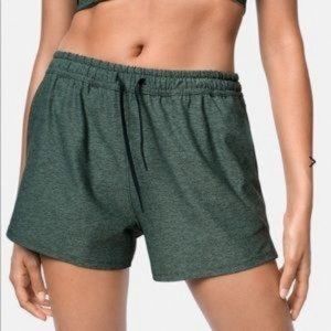 Outdoor Voices Sunday Shorts, Hunter Green, Medium